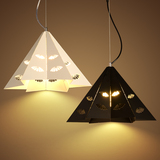 现代创意吊灯餐厅灯异形三角吧台酒店客厅书房卧室灯简约个性灯具