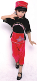 儿童民族舞蹈演出服少儿阿昌族表演服六一节舞台演出服装特价批发