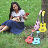 尤克里里初学者 彩色21寸小吉他ukulele乌克丽丽夏威夷民谣乐器