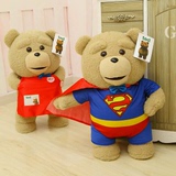 会说话的ted熊正品美国电影泰迪熊公仔生日礼物毛绒玩具娃娃包邮
