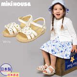 日本代购 EMS直邮 日本制高端品牌MIKIHOUSE 女童夏季凉鞋 沙滩鞋