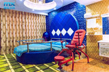 海洋情趣房船形床-情趣床-主题宾馆电动床-情侣水床-情趣酒店床