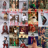 正版欧诺熊影楼衣服儿童摄影服装森系女孩写真照女童韩式走秀服装