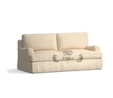 美式乡村实木软包沙发法式亚麻布艺沙发床欧式三人沙发折叠沙发床
