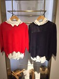 2016女秋装新款韩版修身衬衫针织两件套套装上衣针织衫M10010724