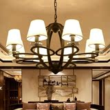现代新中式吊灯客厅灯 创意中式灯具简约餐厅铁艺卧室书房灯饰