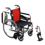 日本三贵miki手动轮椅车MCVWSW-49JL铝合金轻便可折叠老人代步车