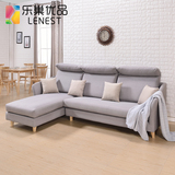 日式小户型布艺沙发组合单人双人三人简约客厅沙发可拆洗护颈沙发