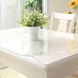 50*100加厚pvc软质玻璃餐桌布防水磨砂透明茶几垫塑料台布胶晶板