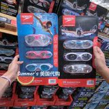 【Summer】美国代购 Speedo 泳镜三件套装防水防雾儿童成人 拼邮