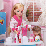 芭比娃娃套装大礼盒甜甜屋 儿童女孩公主生日礼物 别墅过家家玩具