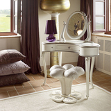 逸邦实木梳妆台 新古典梳妆柜欧式现代化妆桌卧室家具 法式家具