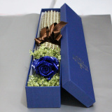 1支玫瑰花单朵1只蓝玫瑰蓝色妖姬干花礼盒全国包邮女朋友生日礼物