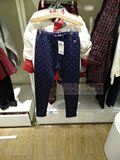 巴拉巴拉专柜正品2016年新款冬装女童加绒打的长裤22234160105