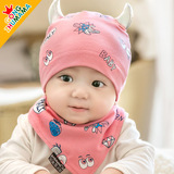 春秋新生儿薄款3-6-12个月女宝宝婴儿帽子纯棉1-2岁男童小孩帽子0