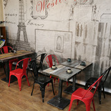 复古铁艺咖啡店桌椅 个性桌 创意咖啡厅桌椅 西餐厅餐桌椅组合