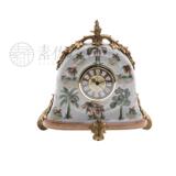 新中式美式欧式高档陶瓷配铜软装样板房客厅书房卧室装饰时钟座钟