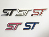 福特ST车贴 新蒙迪欧 福克斯 嘉年华 改装运动ST车标 金属中网标
