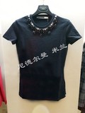 意大利专柜代购 MAXMARA 2016春夏珠花领时尚T恤SAGRA