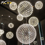后现代个性餐厅星球吊灯moooi艺术 LED设计师工程创意火花球灯具