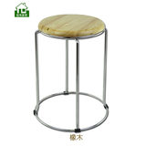 特价金属圆凳子塑料餐桌凳实木可折叠餐厅凳餐椅小店铺凳钢筋凳子