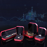 高档LED戒指盒求婚钻戒盒结婚珠宝盒项链包装盒 首饰盒子批发包邮