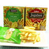 日本进口膨化零食品calbee卡乐b北海道薯条三兄弟90克