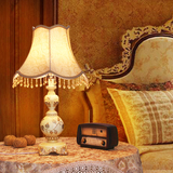 北欧式台灯创意奢华卧室节能可调节床头小台灯美式复古书房包邮