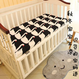 订制定做纯棉纱布婴儿床笠新生儿宝宝儿童幼儿园床单床罩床上用品