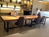 欢乐颂同款铁艺复古饭餐桌椅子组合办公会议洽谈实木工作台漫咖啡