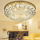 欧式时尚大气客厅大厅灯金色圆形水晶吸顶灯新款聚宝盆水晶灯具
