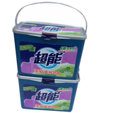超能浓缩天然皂粉洗衣粉1.5kg*2盒低泡易漂天然椰油包邮