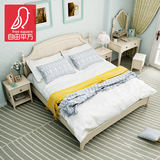 卧室家具套装组合地中海田园双人大床床头柜床垫套餐韩式成套家具