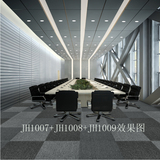 pvc方块地毯高档公司办公室地毯方块毯商务写字楼拼块地毡会议室