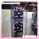 PRICH代购2016夏季中长款印花修身显瘦气质连衣裙女PROW62552R