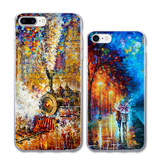 欧美文艺油画iPhone7/6s/Plus/5SE艺术原创意手机壳彩绘全包外壳