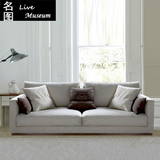 北欧双人三人沙发宜家羽绒日式简易布艺组合沙发可拆洗小户型沙发