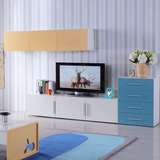 韩式新款简约实木电视柜白色客厅卧室影视柜小户型家用电视机矮柜