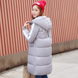 冬季羽绒棉服女中长款新款韩版修身显瘦时尚学生加厚大码棉袄外套