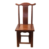 巴花雕花餐椅实木椅子复古中式椅红木休闲椅靠背椅花梨木茶椅书椅