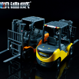 凯迪威合金工程车模型1:20轻型叉车玩具金属叉装机仿真小汽车儿童