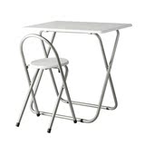 钢木结构儿童桌椅学习桌椅 写字台长80宽50高70 椅子直径30高69cm