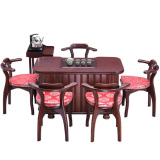 茶桌椅组合实木茶台茶几仿古复古功夫泡茶桌茶艺桌红木中式特价