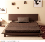 纯实木床日式家具白橡木床卧室家具1.5米1.8米双人床北欧宜家