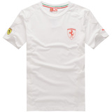 专柜正品彪马 赛车运动男款运动男士纯棉短袖圆领T恤556187白色