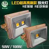 聚点LED工程款投光灯大功率超高亮50w100w泛光灯路灯户外广告射灯