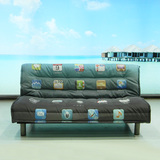 客厅可折叠沙发床三人位布艺多功能实木沙发小户型简易沙发床1.8