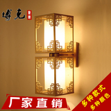现代新中式双头壁灯温馨床头卧室客厅灯欧式创意复古简约LED灯具