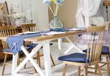 美式乡村 地中海 蝴蝶结 深蓝色 桌布 桌旗 餐桌布 椅垫 茶几