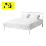 广州深圳上海沈阳宜家家居代购IKEA 奈斯顿  床架, 白色, 朗塞特